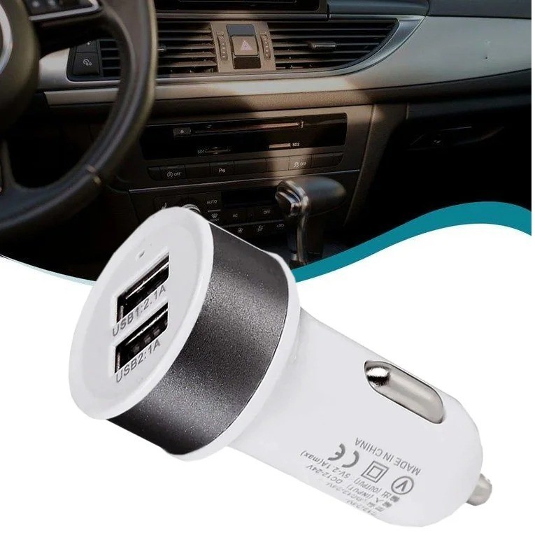 Зарядное устройство для авто зарядка в прикуривателя 2 USB – фото ...