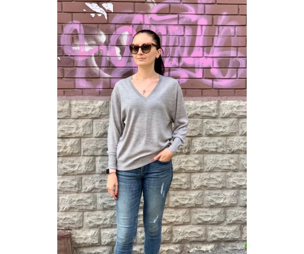 

Свитер от Uniqlo шерстяной  серый, Свитер от Uniqlo шерстяной S серый