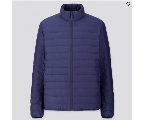 

Куртка на пуху Uniqlo XL синяя