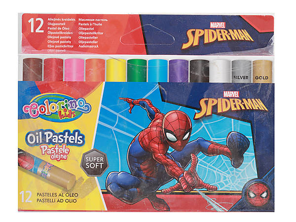 

Карандаши пастельные масляные 12 цветов SPIDERMAN Colorino (91895PTR)