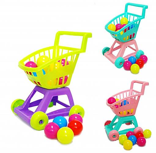 

Тележка с шариками 15шт в ассортименте KINDERWAY (36-004)