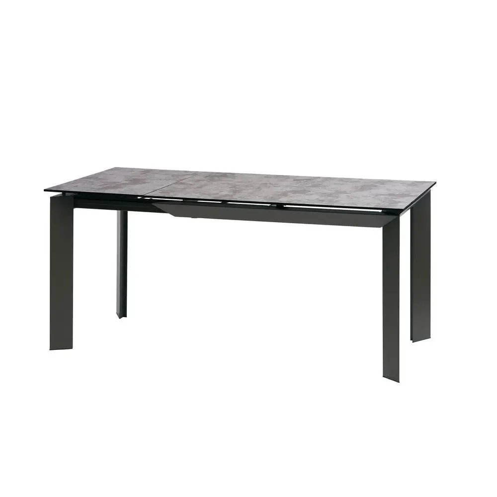 

Vermont Iron Grey стол раскладной глазурованное стекло 120-170 см (серый)