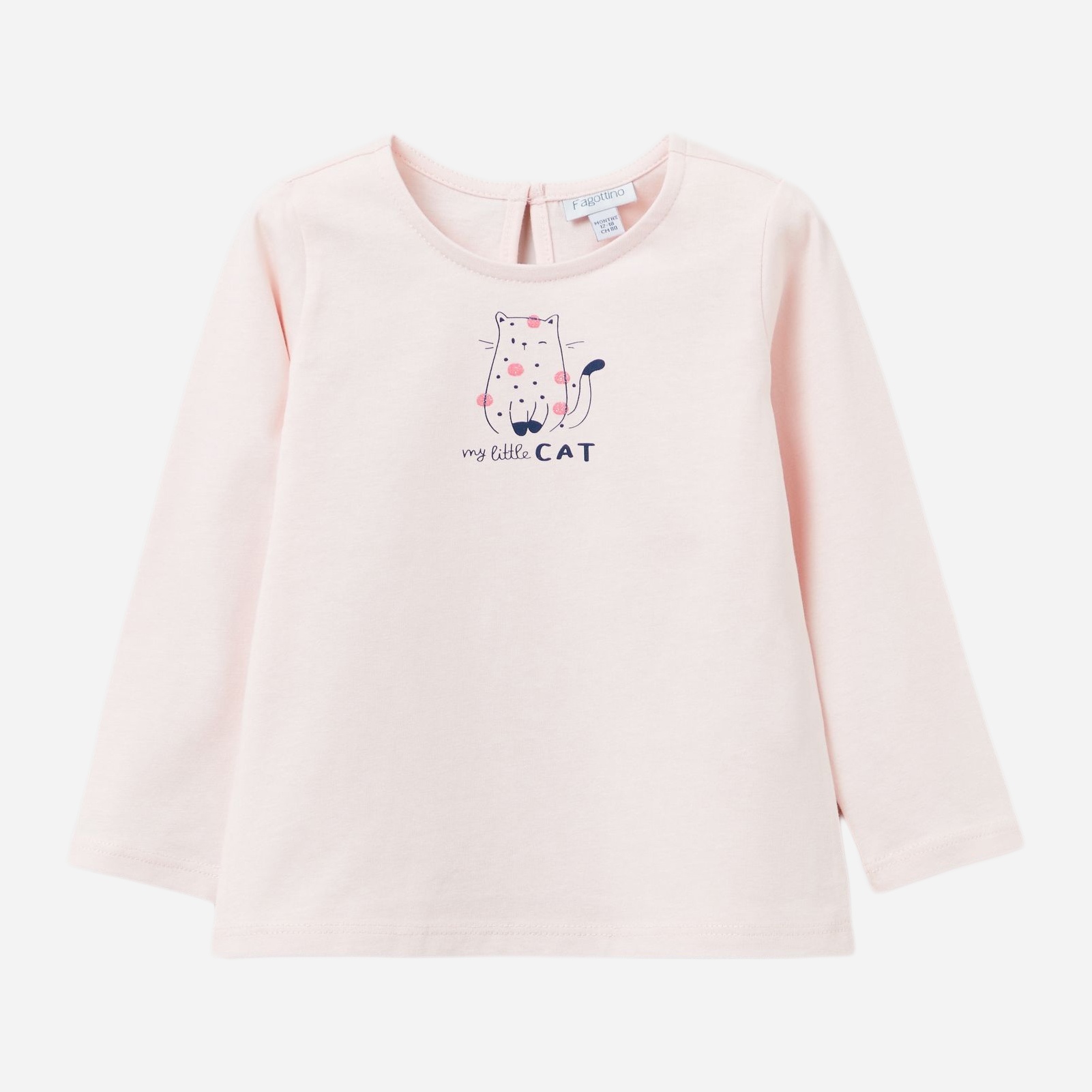 

Футболка с длинными рукавами OVS 1281745 98 см Pink