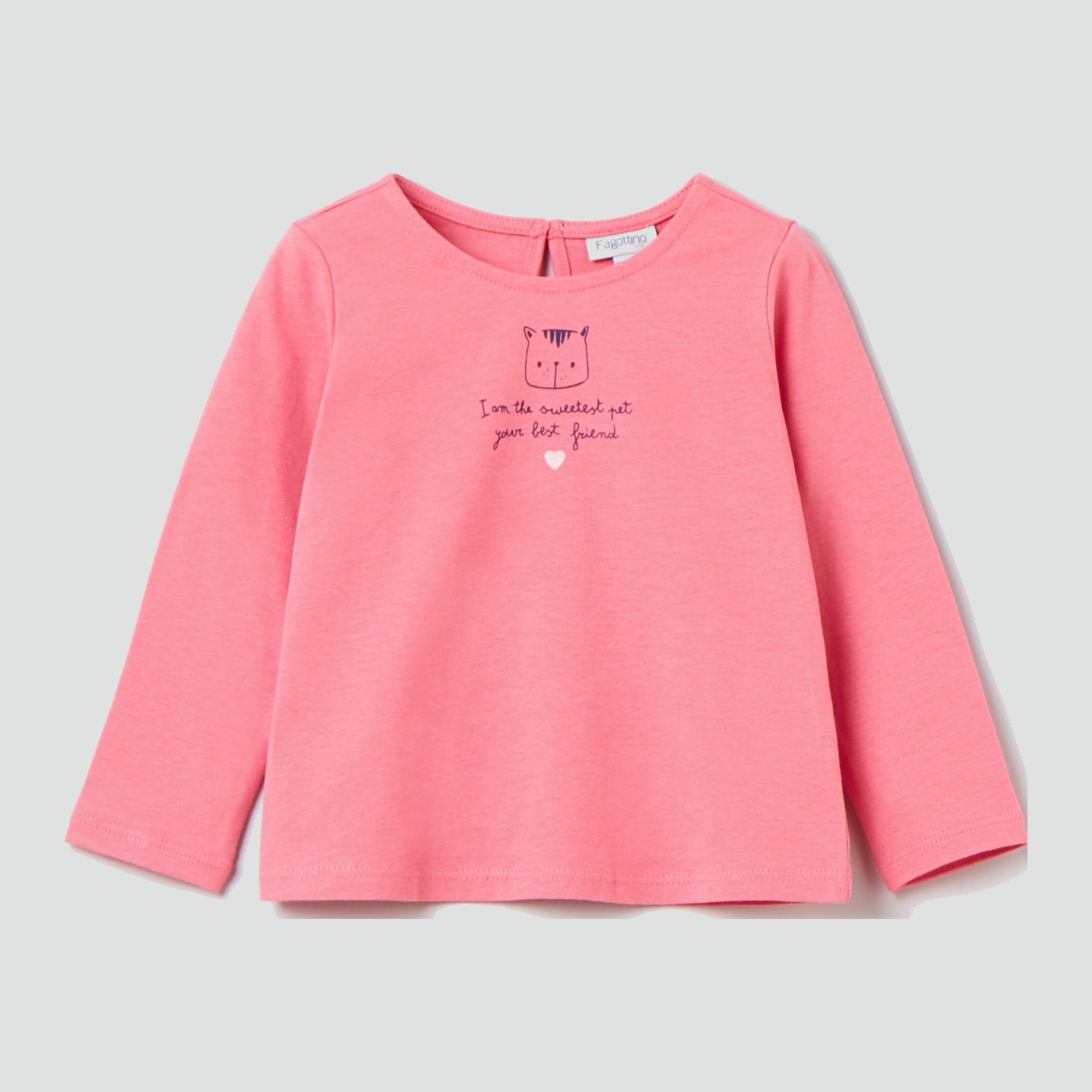 

Футболка с длинными рукавами OVS 1281750 80 см Pink