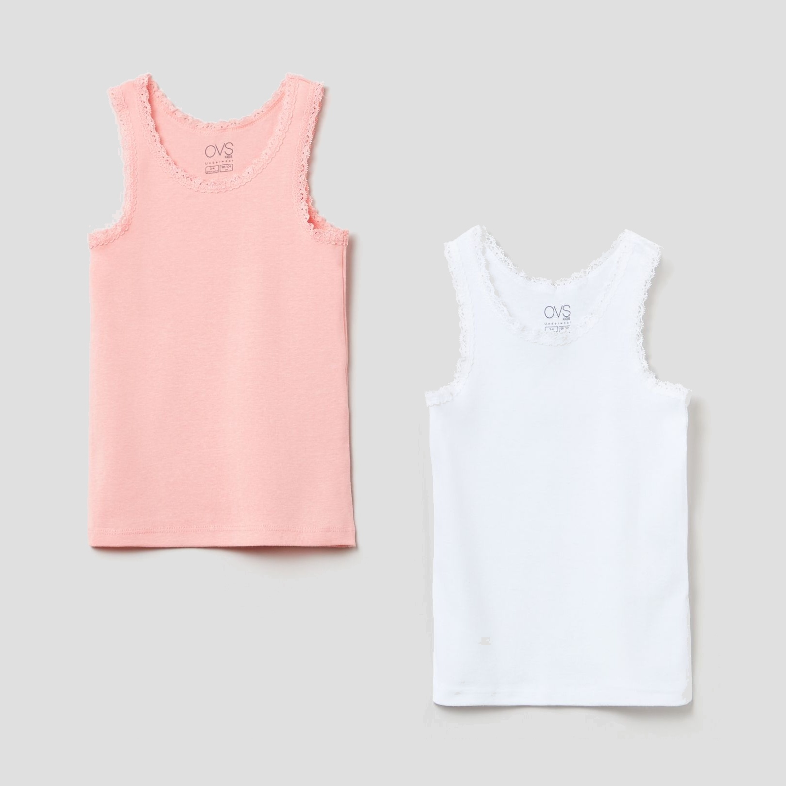 

Майка OVS 1286811 140 см 2 шт Pink