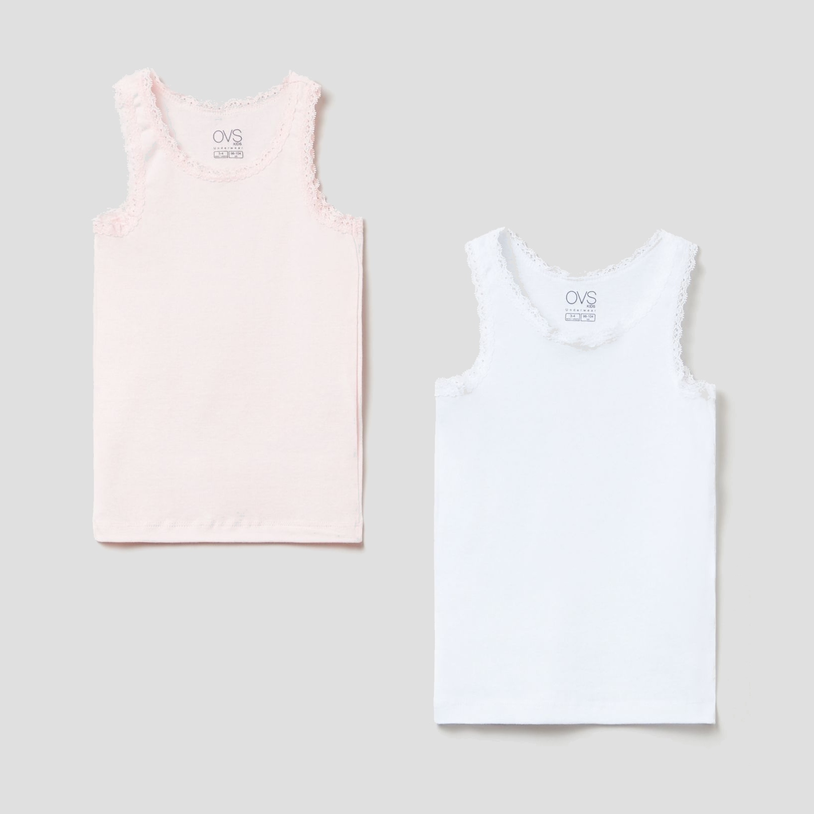 

Майка OVS 1286815 140 см 2 шт Pink