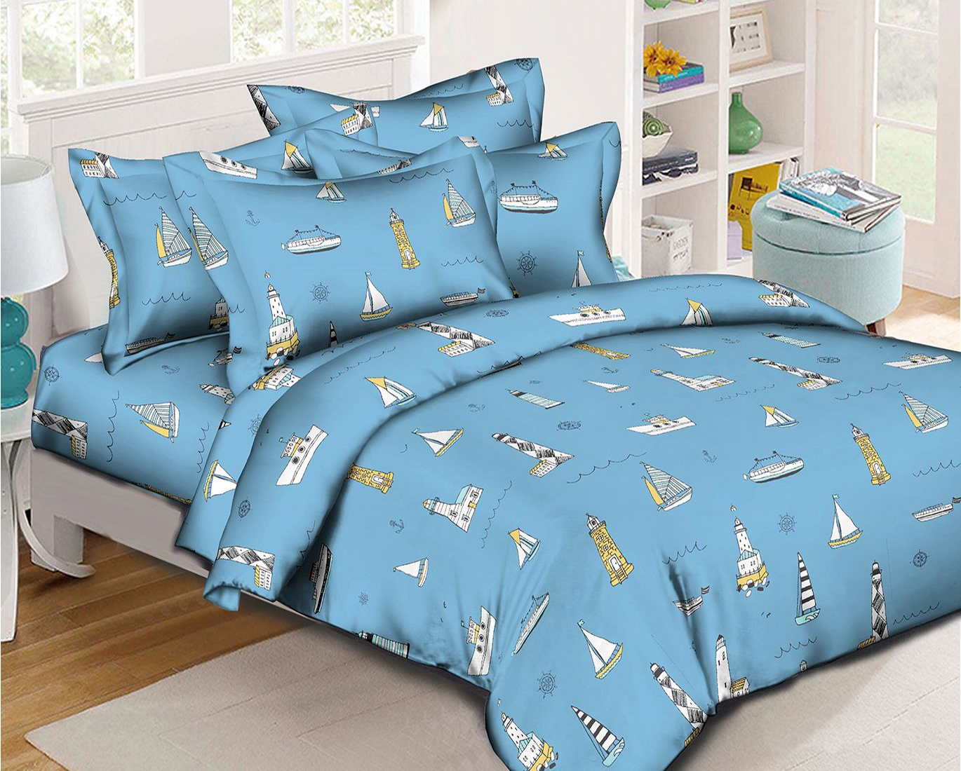 

Комплект постельного белья MirSon Бязь 17-0427-1 Sailor 160х220