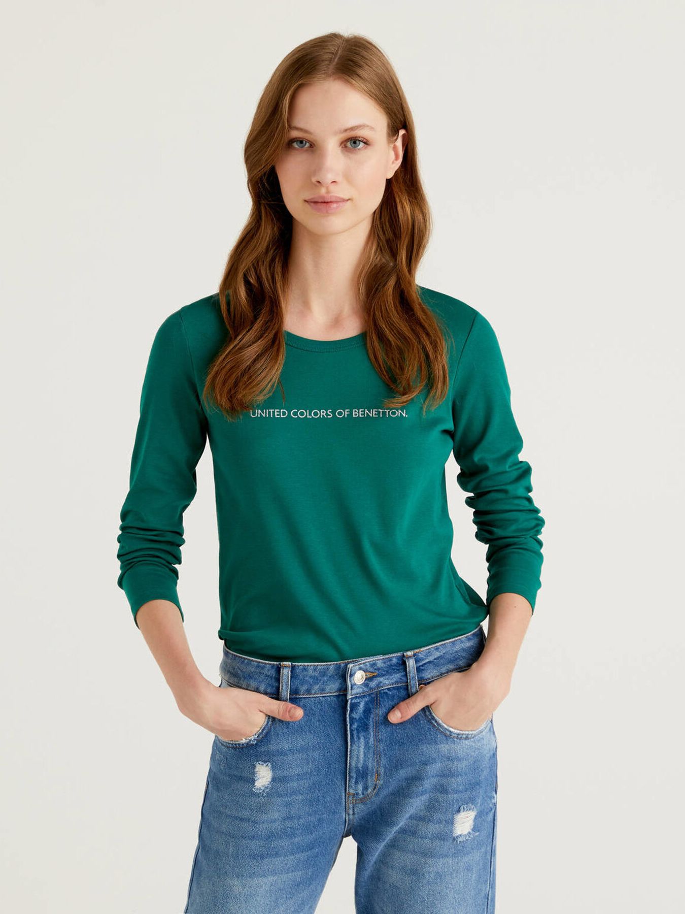 

Лонгслив United Colors of Benetton 3GA2E16G0-30G S