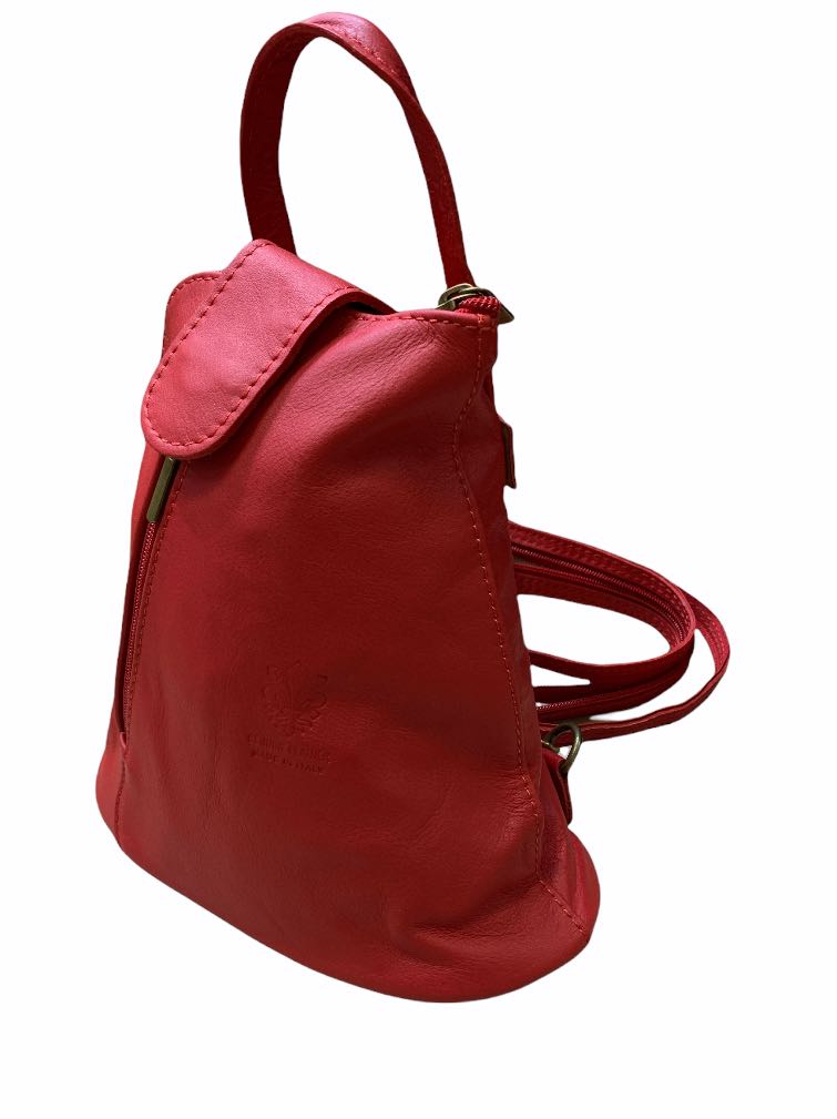 

Рюкзак Italian Bags 3358_red Кожаный Красный