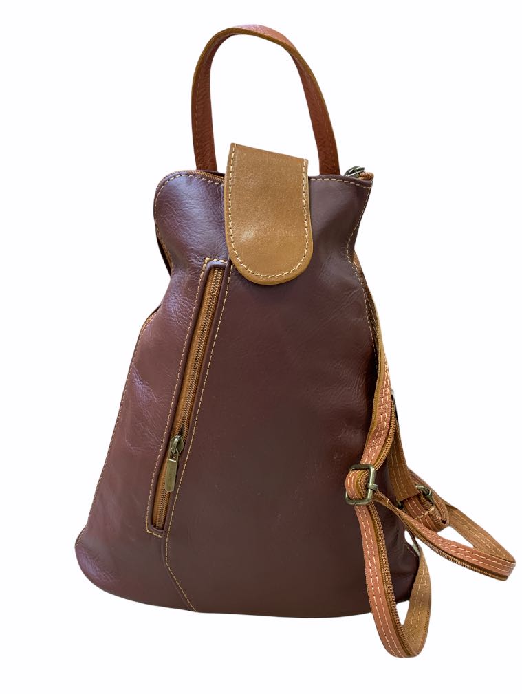 

Рюкзак Italian Bags 3357_brown_cuoio Кожаный Коричневый