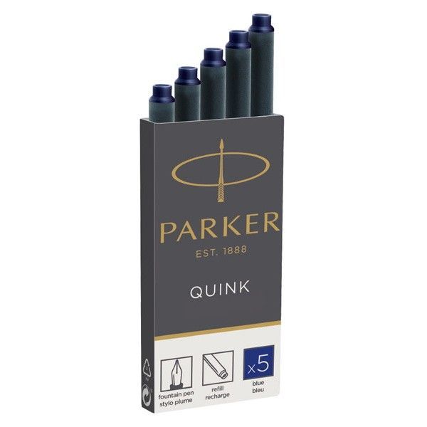 

Картриджи Quink Z 14C Parker синий 5 шт (11-410BLU)