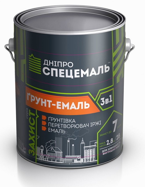 

Грунт-эмаль ДСЭ 3 в 1 2.8 кг Зеленая