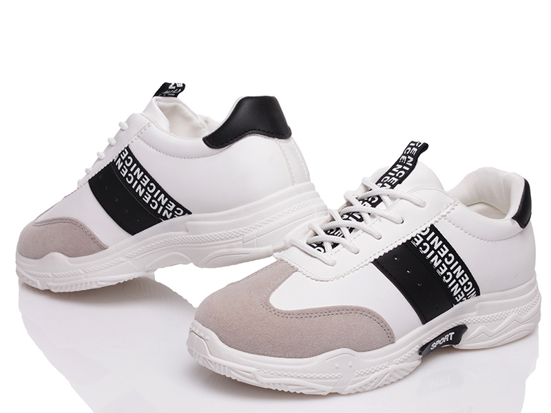 

Женские кроссовки деми Prime Z6-10 WHITE-BLACK Белый р.38 (23 см.)