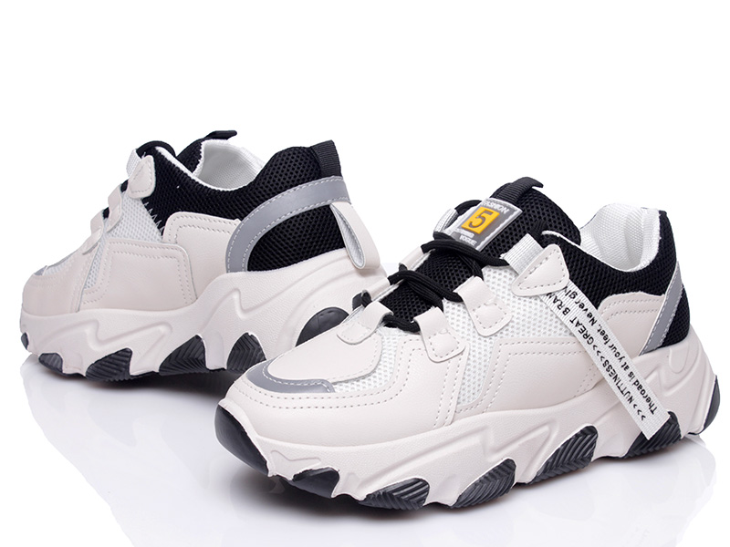 

Женские кроссовки деми Prime 2003 WHITE-BLACK Белый р.38 (24,5 см.)