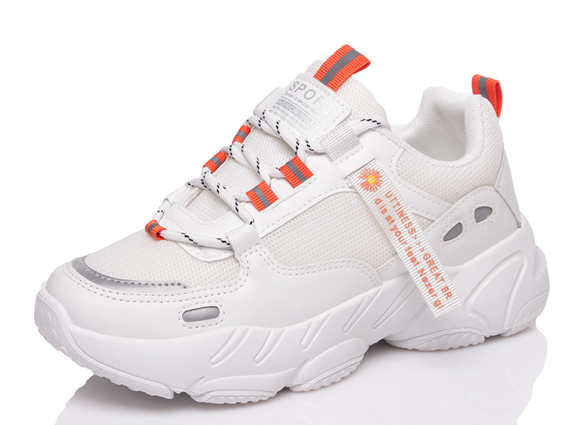 

Женские кроссовки деми Prime 88-1 WHITE-ORANGE(35-39) Белый р.38