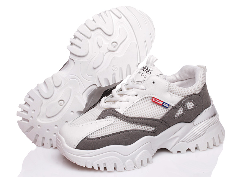 

Женские кроссовки деми Prime M01 WHITE(36-39) Серый р.38