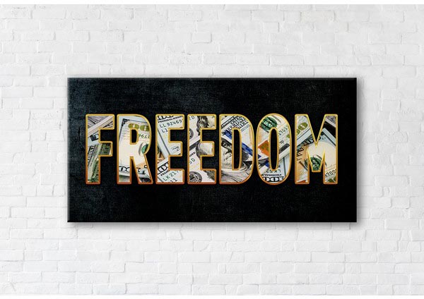 

Картина на холсте IBR Freedom 50x100 см