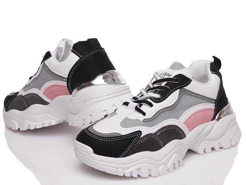 

Женские кроссовки деми Prime 902 WIHTE-PINK Белый р.37 (23 см.)