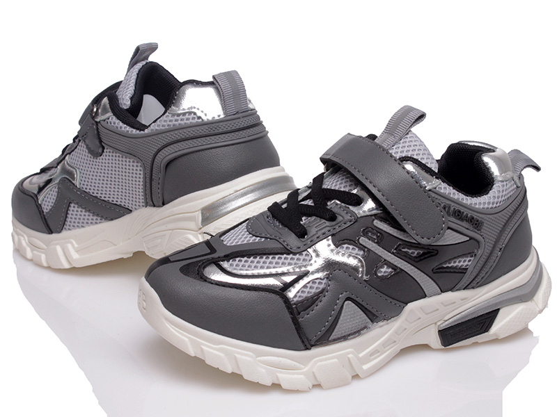 

Детские кроссовки деми Kidsmix 8806 grey(32-37) для мальчика Серый р.35