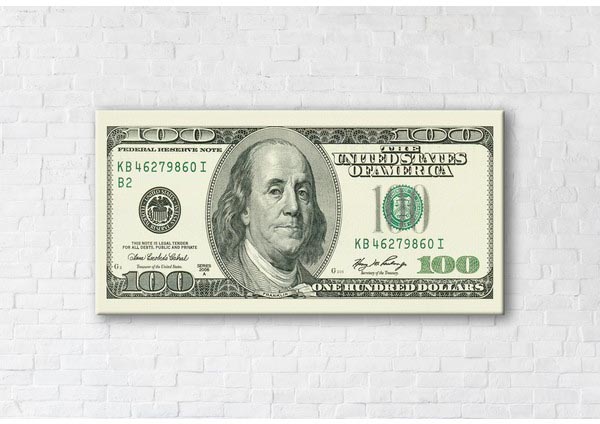 

Картина на холсте IBR USA Standard 50x100 см