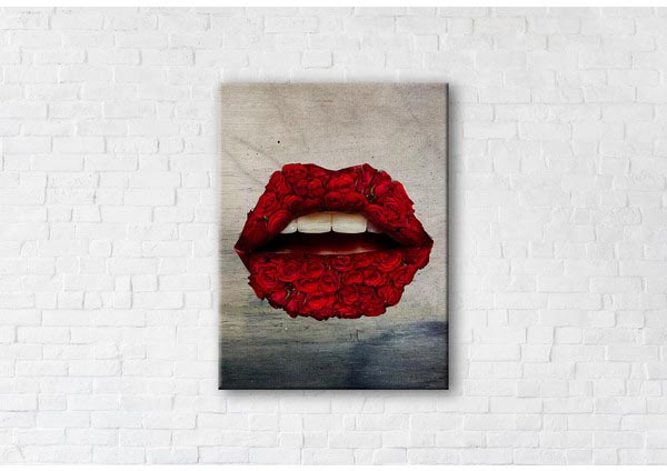 

Картина на холсте IBR Rose Lips 90x120 см