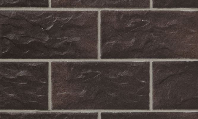 

Клинкерная фасадная плитка Stroeher KS 15 schokobraun 302*148*12 мм