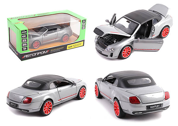 

Машина металл 1:24 Bentley Continental Supersports ISR свет, звук Автопром (68247A)