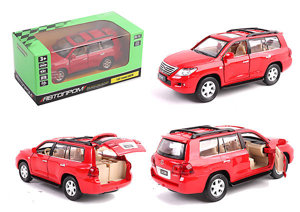 

Машина металл 1:32 Lexus LX570 свет, звук Автопром (68301)