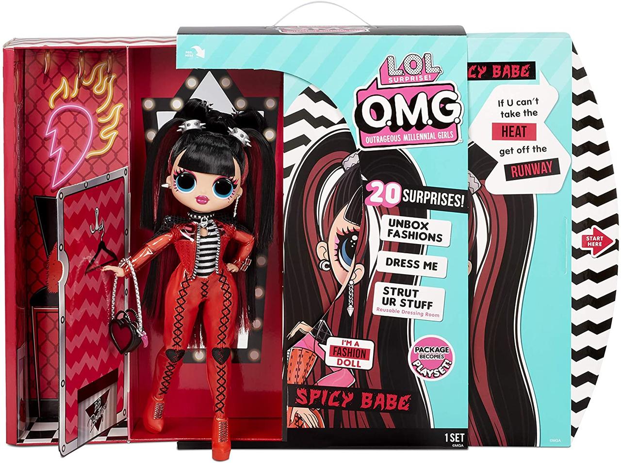 

Игровой набор Кукла L.O.L. Surprise OMG Крошка Спайси Перчинка 572770EU