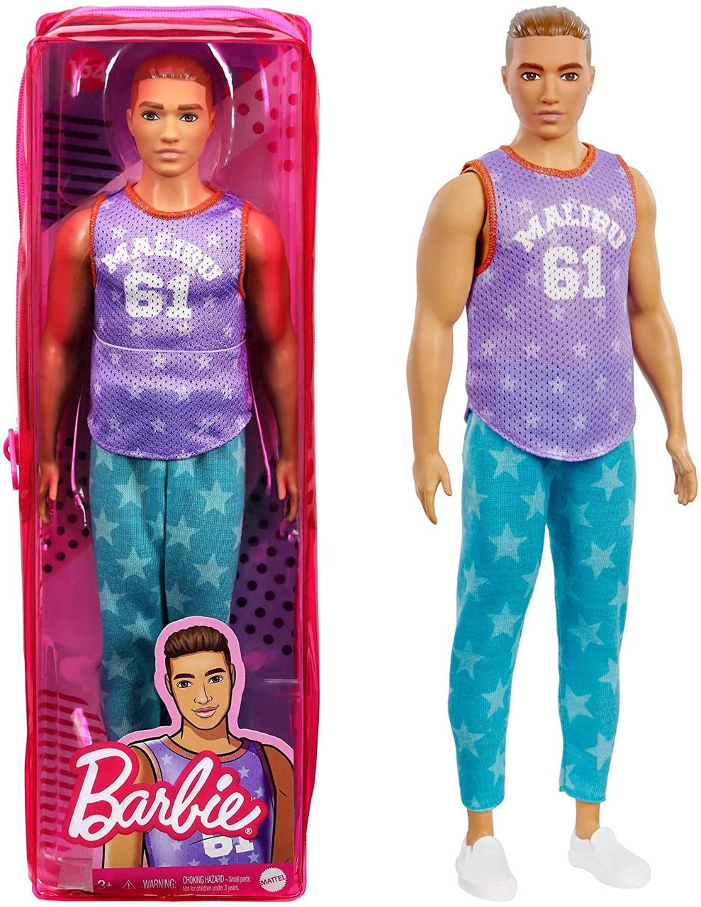 

Кукла Barbie fashionistas Кен модник в майке Малибу 165