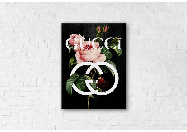 

Картина на холсте IBR Gucci Black 45x60 см