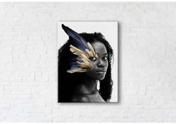 

Картина на холсте IBR Golden Wing 90x120 см
