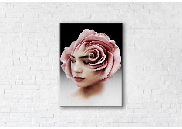 

Картина на холсте IBR Rose 50x65 см