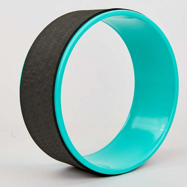 

Колесо-кольцо для йоги FI-8374 Fit Wheel Yoga (EVA, PP, р-р 33х13см, черный-бирюзовый)