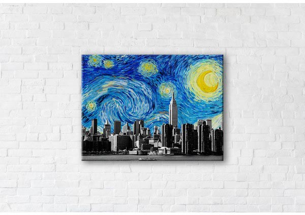 

Картина на холсте IBR Starry New York 90x120 см