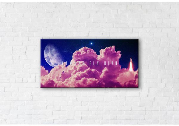 

Картина на холсте IBR Always Fly High 70x140 см