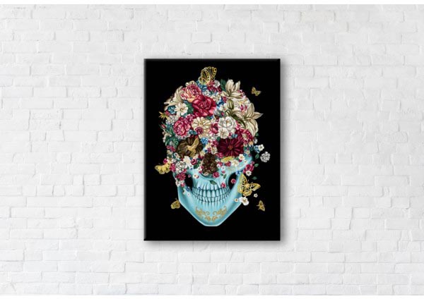 

Картина на холсте IBR Skull in love 50x65 см