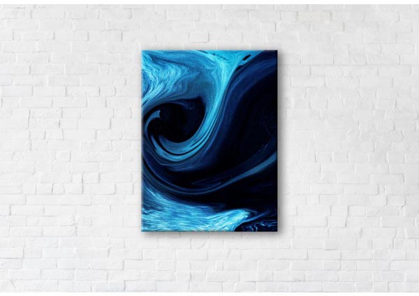 

Картина на холсте IBR Blue Wave 110x145 см