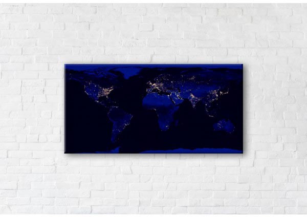 

Картина на холсте IBR Night World 60x120 см