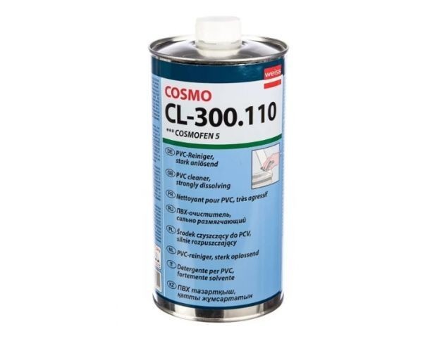 

Очиститель для ПВХ Cosmofen CL-300.110 5 сильнорастворяющий