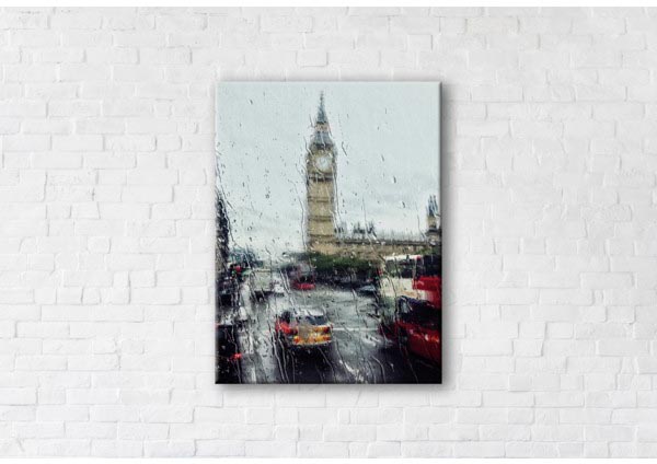 

Картина на холсте IBR Rain In London 45x60 см