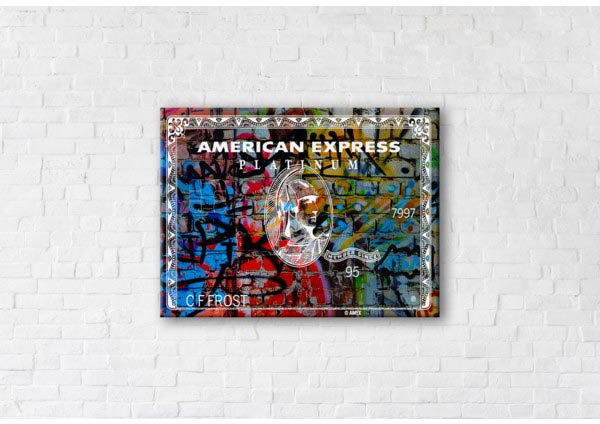 

Картина на холсте IBR Graffity American Express 90x120 см