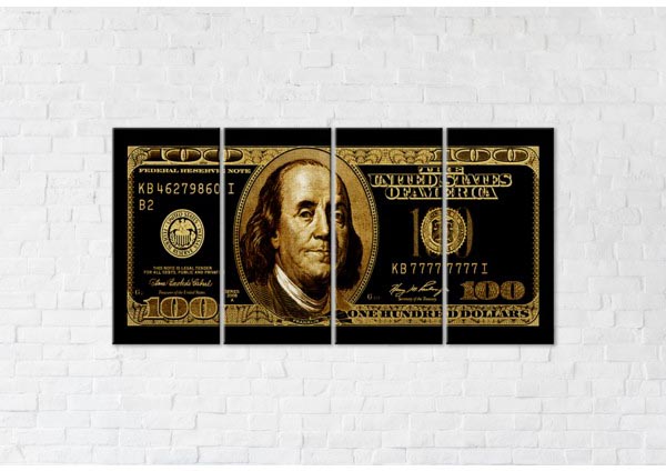

Картина на холсте IBR Golden Standard 70x140 см