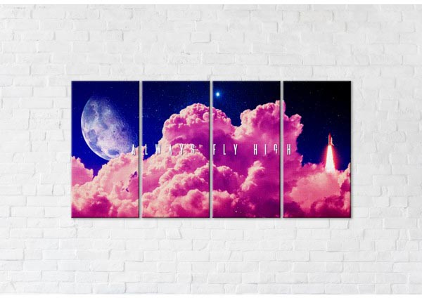 

Картина на холсте IBR Always Fly High 50x100 см