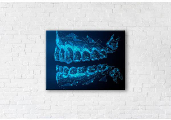 

Картина на холсте IBR Graphic Jaw 90x120 см