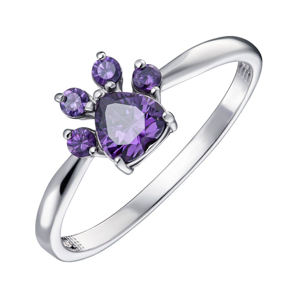 

Серебряное кольцо с фианитами 000148825 19 размера