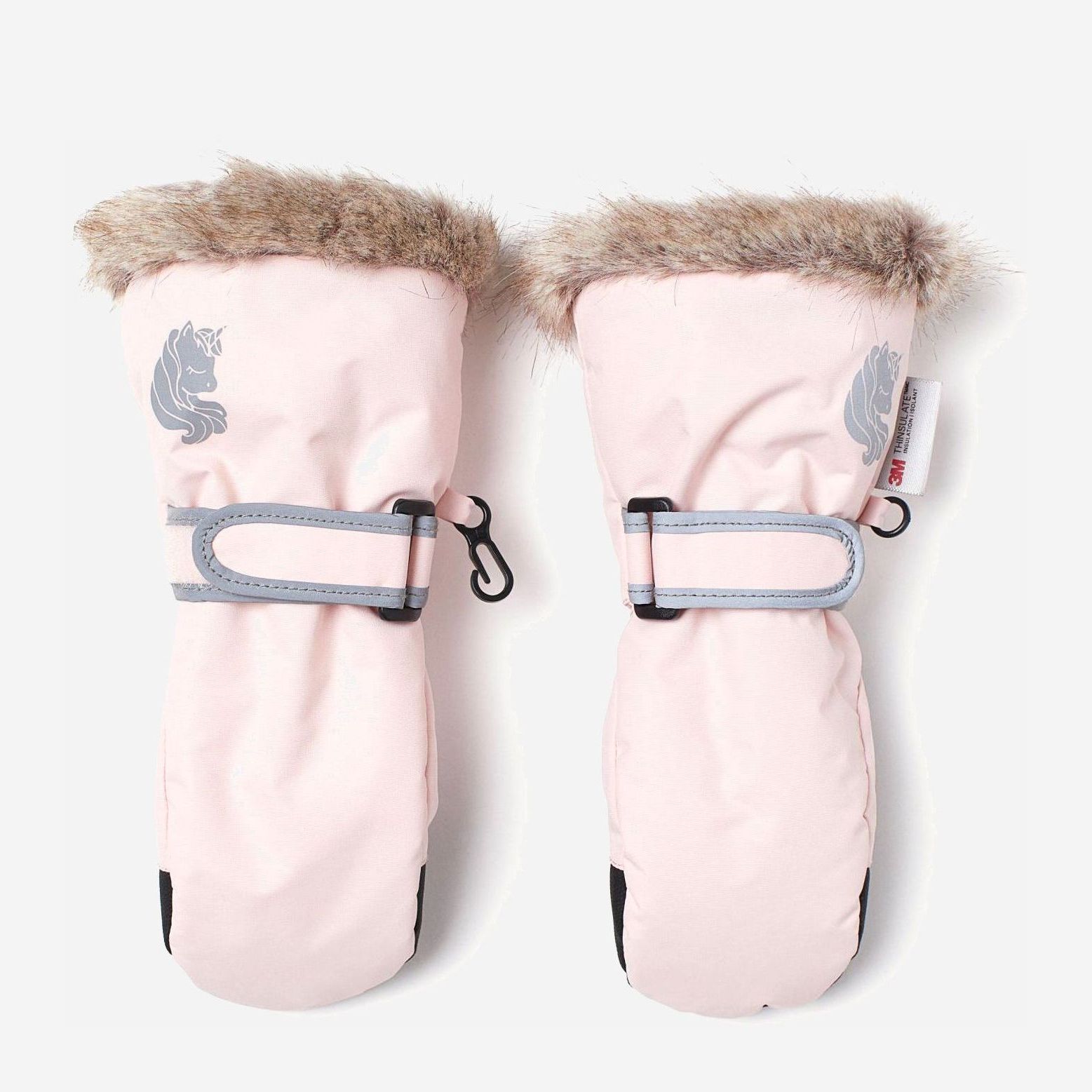 

Варежки H&M 7399641wtr 122-128 см Пудровые
