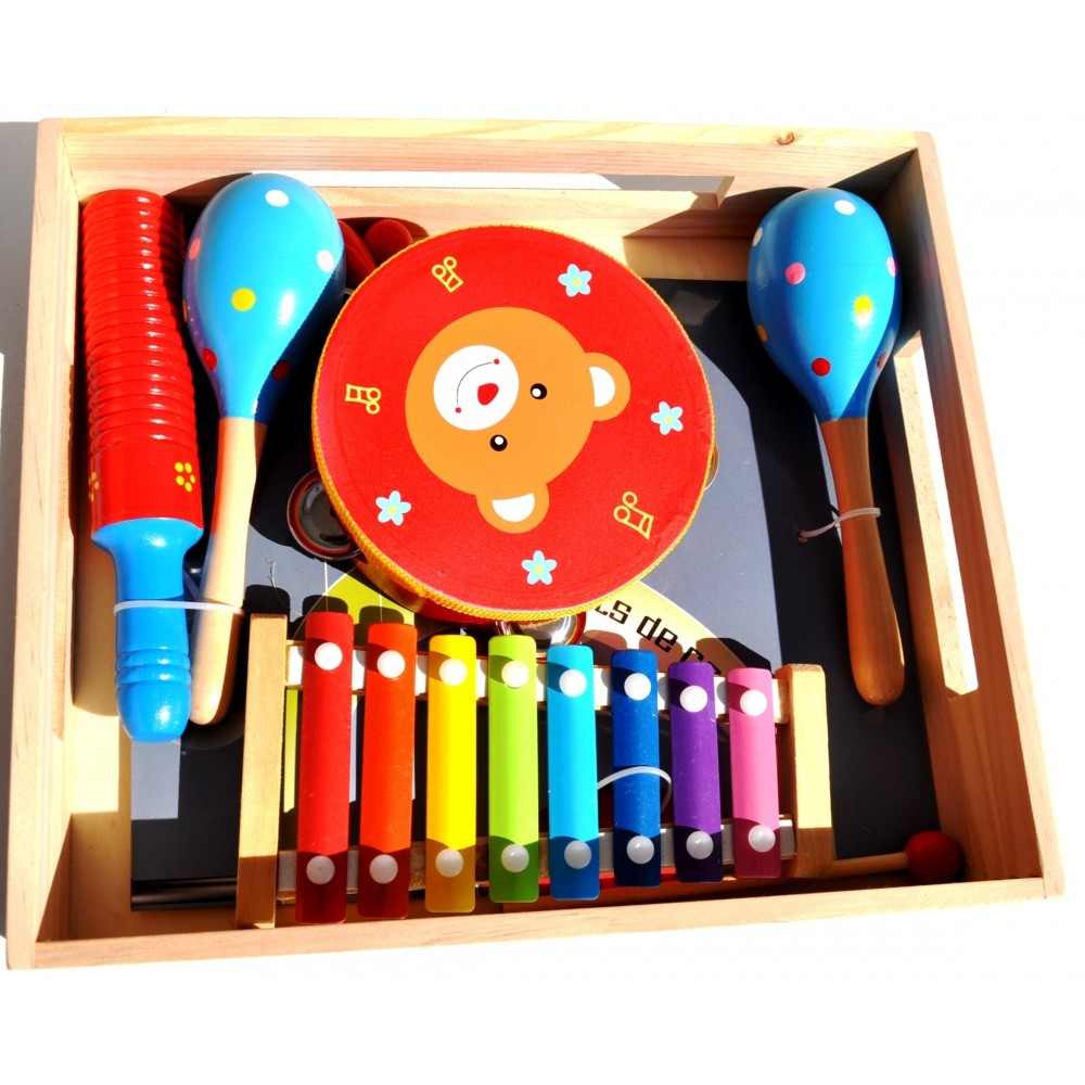 

Набор музыкальных инструментов Huada Toys деревянный (C321)