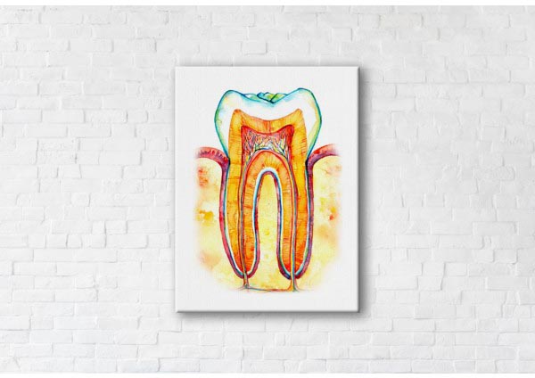 

Картина на холсте IBR Inside The Tooth 90x120 см