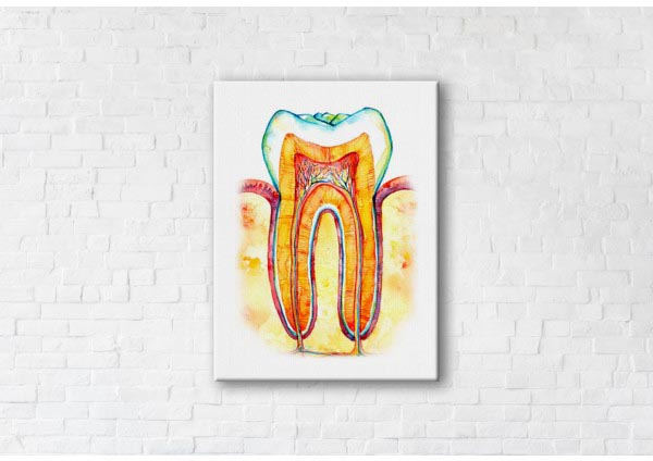 

Картина на холсте IBR Inside The Tooth 110x145 см